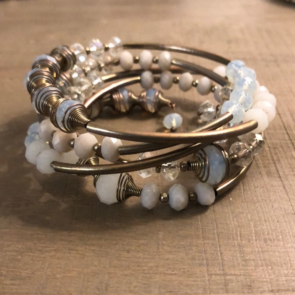 Layered gold bracelet